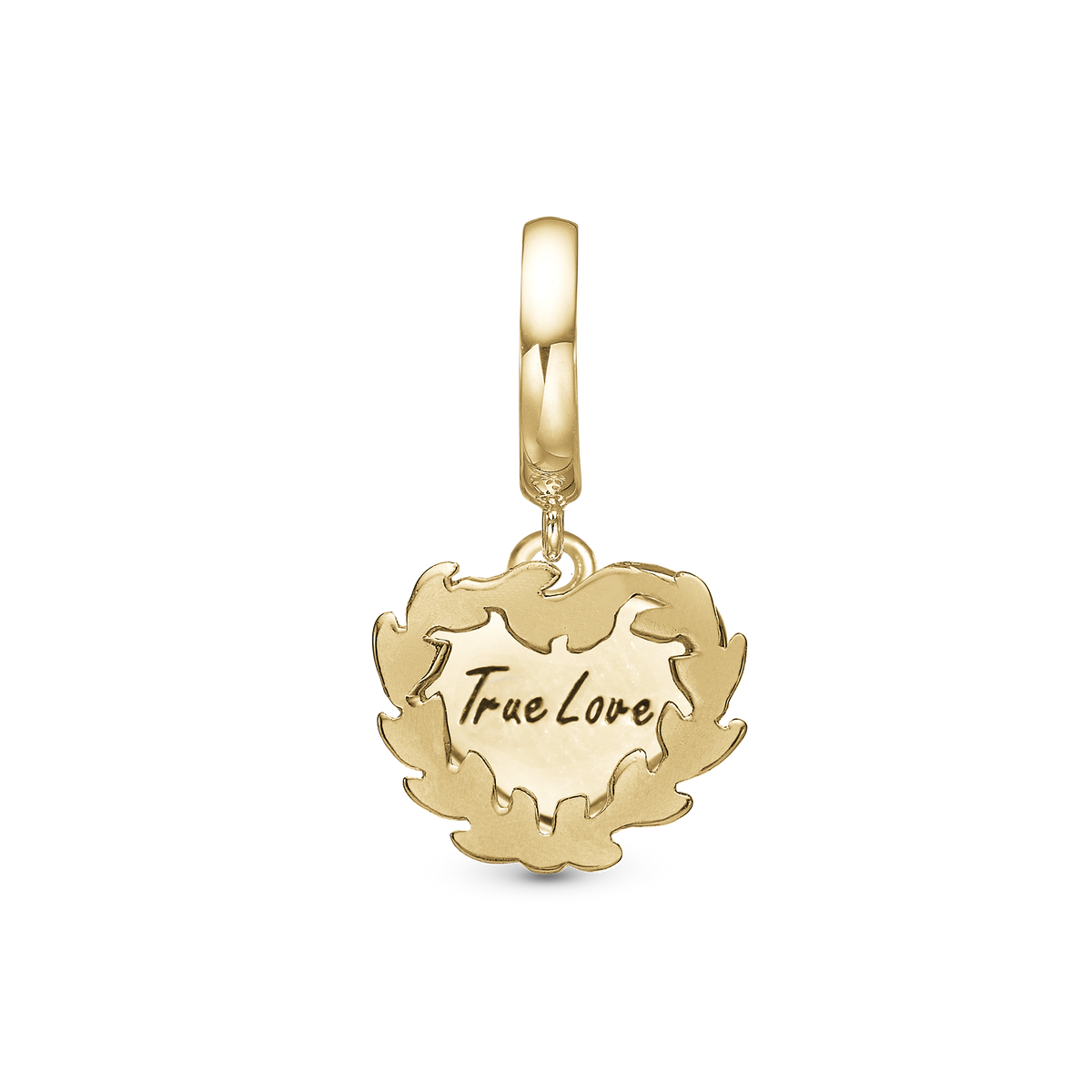Christina "True Love" charm i forgyldt sølv – model 610-G111