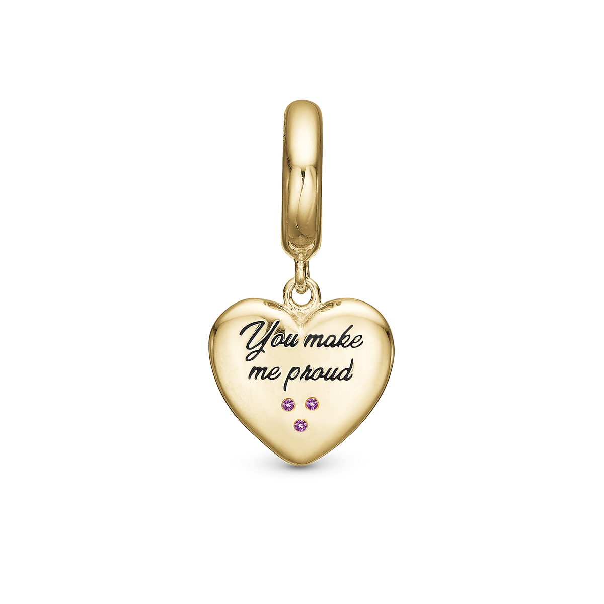 Christina Daughter charm i forgyldt sølv – model 610-G116 – billede 2