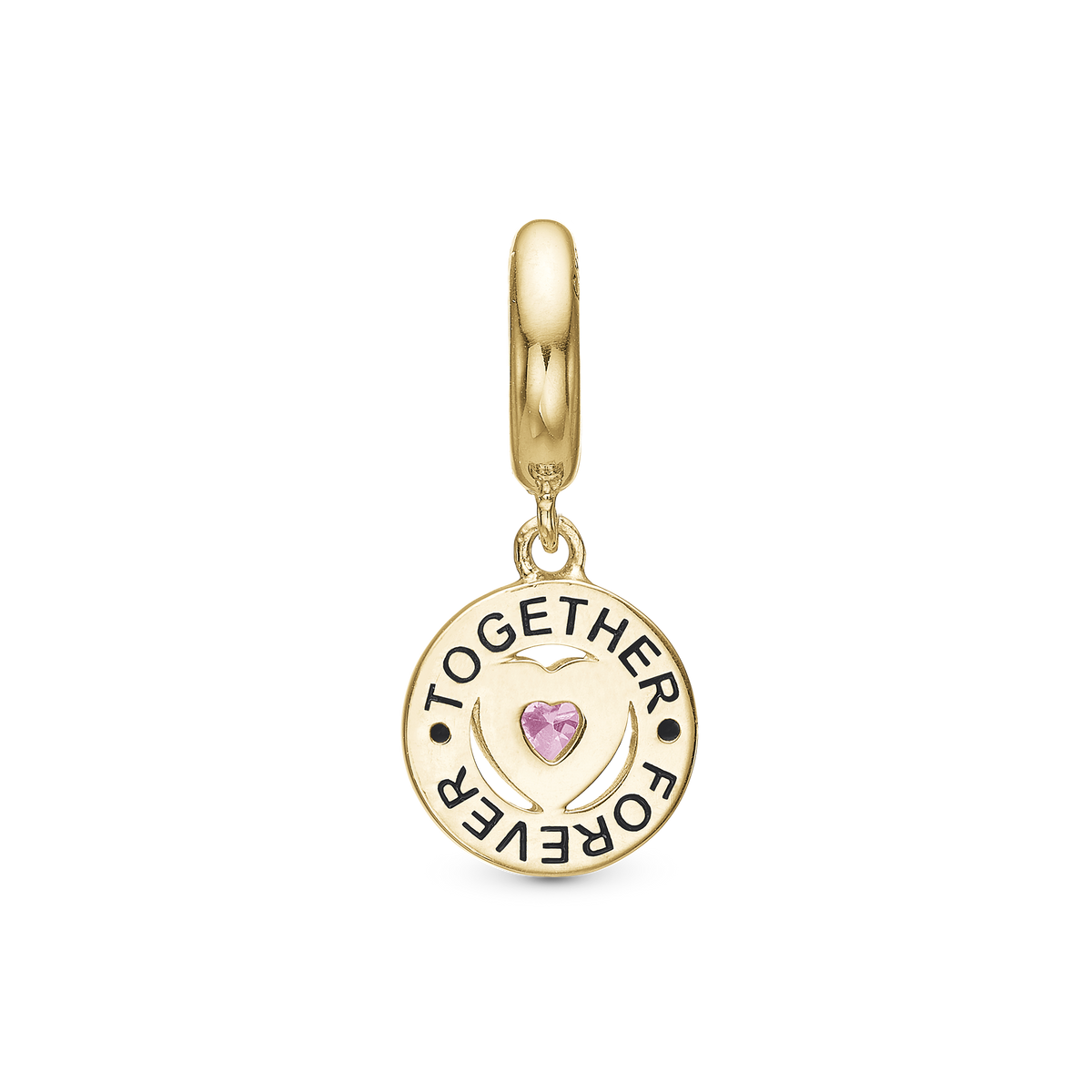 Christina Special Sister charm i forgyldt sølv – model 610-G117 – billede 2