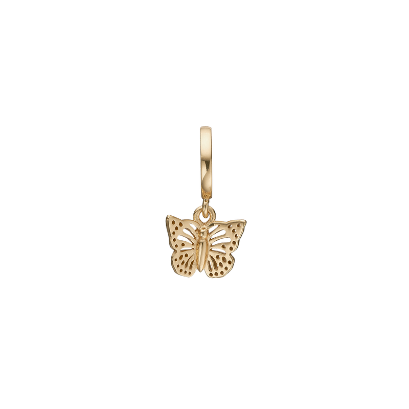 Køb Christina Jewelry & Watches - Charm,  Butterfly in the Sky, gold plated - Modelnr.: 610-G32 hos Guldsmed Smeds