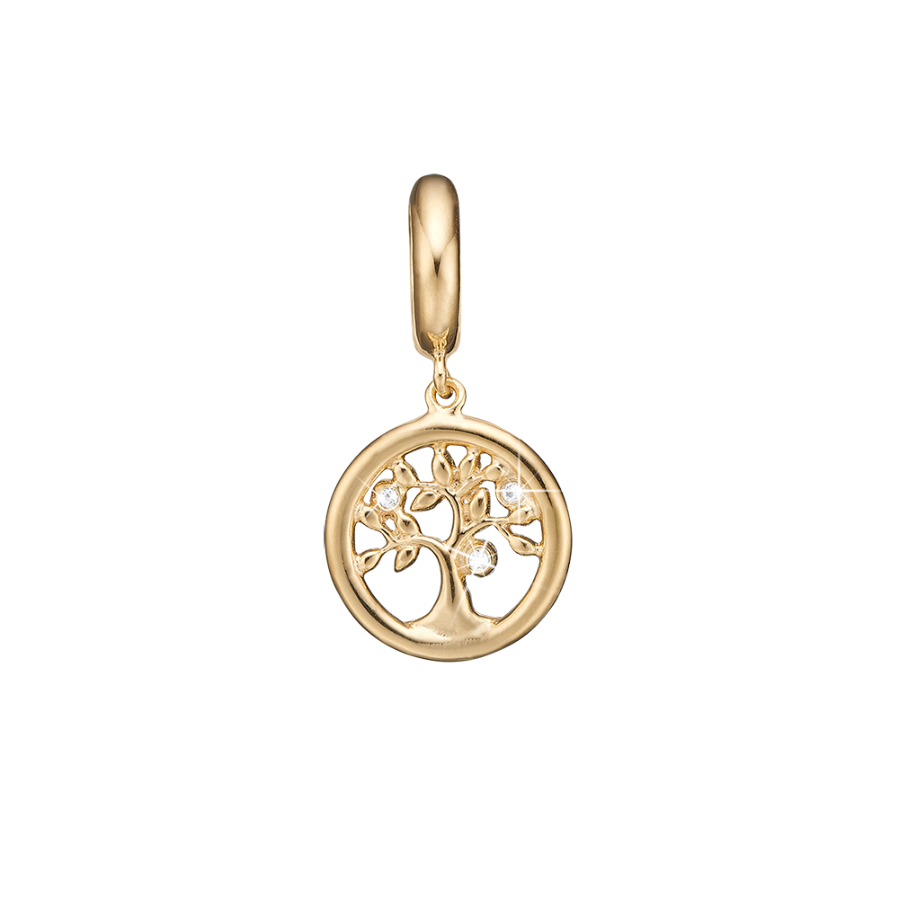 Køb Christina Jewelry & Watches - Topaz Tree of Life, goldpl silver - Model: 610-G78 hos Guldsmed Smeds