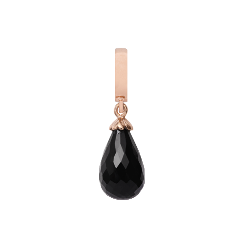 Køb Christina jewelry & watches - Black Onyx Drop, rose goldpl - Modelnr.: 610-R01black hos Guldsmed Smeds