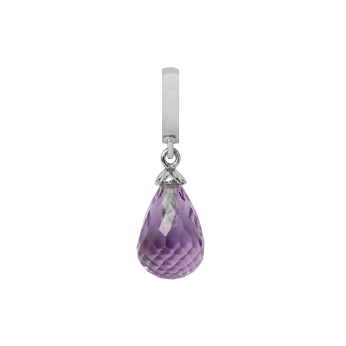 Køb Christina jewelry & watches - Amethyst purple drop, silver - Modelnr.: 610-S01Amethystp hos Guldsmed Smeds