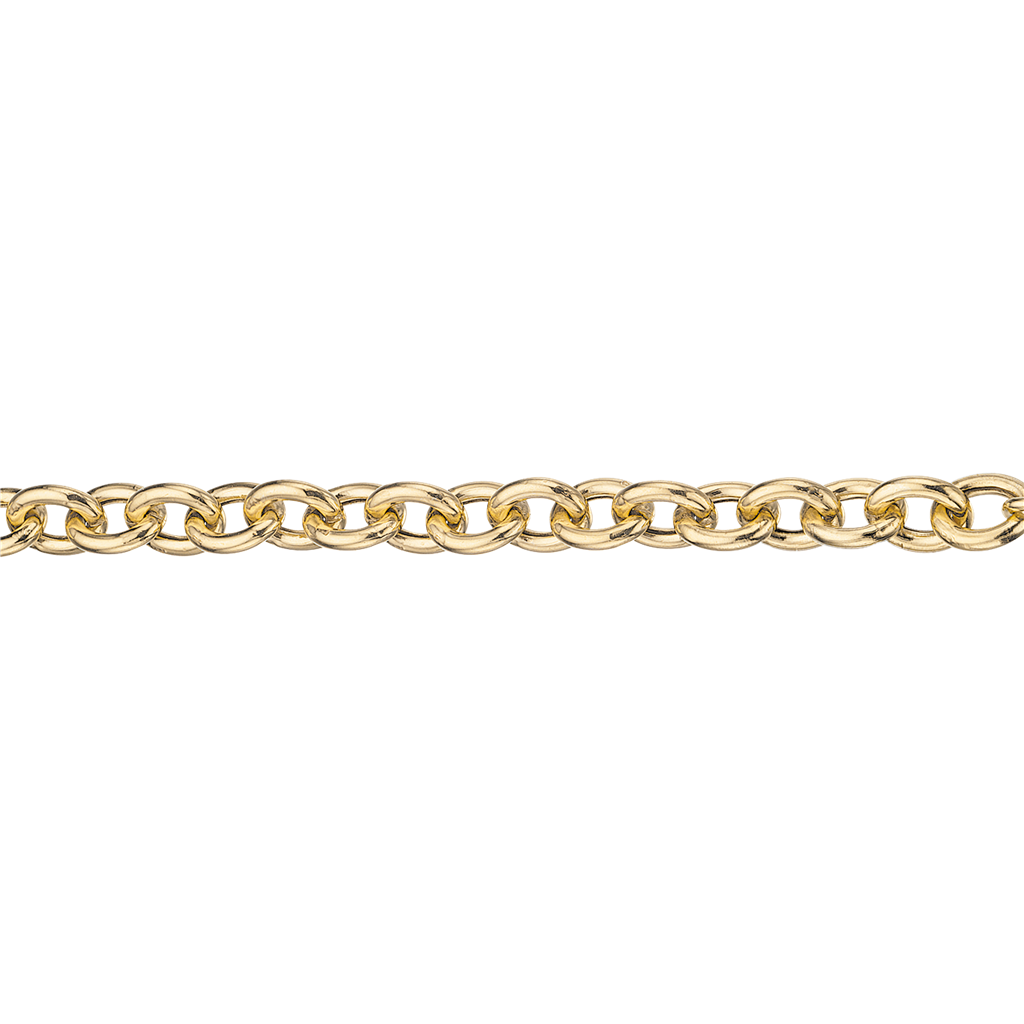 Køb Scrouples - Armbånd sølv forgyldt, ovale led - Model nr.: 610672 hos Guldsmed Smeds