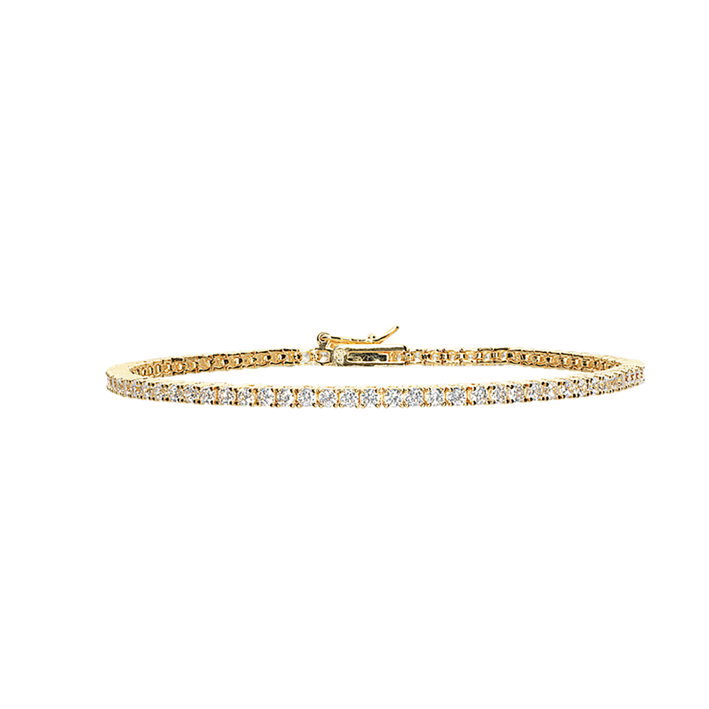 Køb Scrouples - Armbånd tennis, sølv forgyldt - Model nr.: 610752 hos Guldsmed Smeds