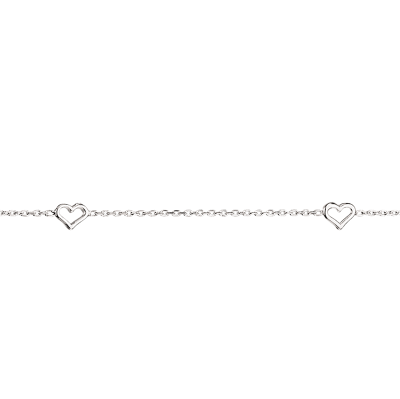 Køb Scrouples - Hjerte armbånd sølv rhodineret - Model nr.: 610852 hos Guldsmed Smeds