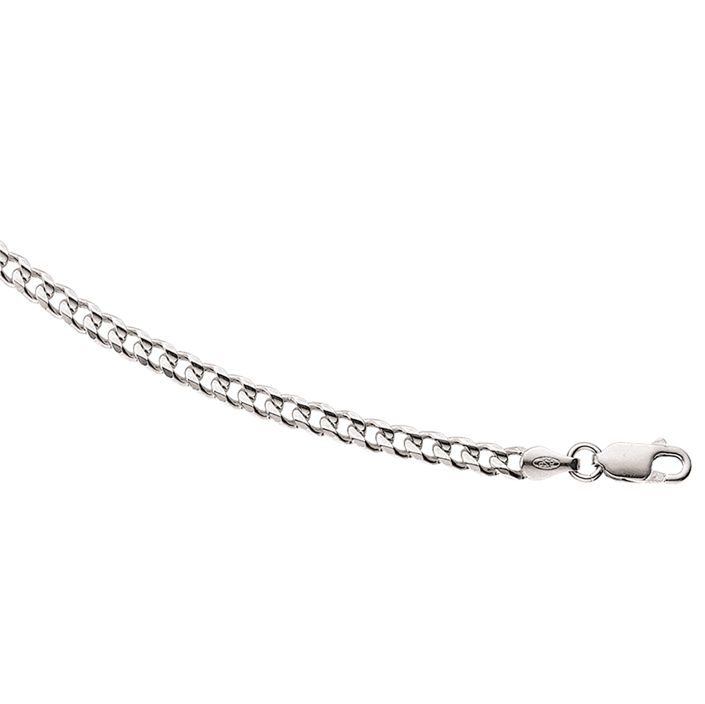 Køb Scrouples - Armbånd sølv rhodineret, panzer 3,5 mm - Model nr.: 610902 hos Guldsmed Smeds