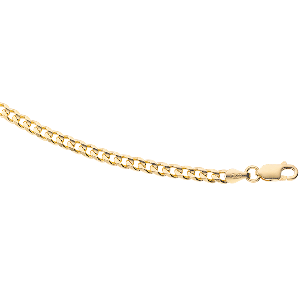 Køb Scrouples - Armbånd sølv forgyldt, panzer 3,5 mm - Model nr.: 610912 hos Guldsmed Smeds