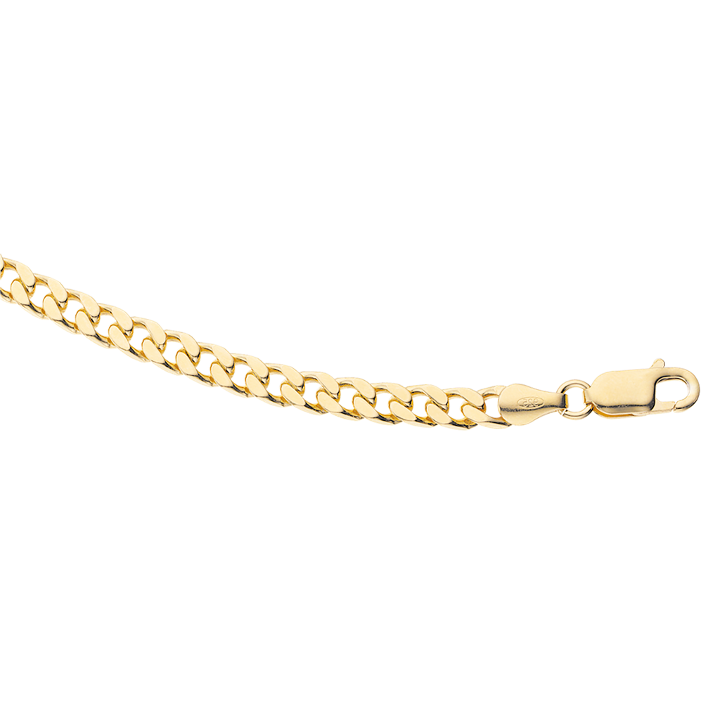 Køb Scrouples - Armbånd sølv forgyldt, panzer 5 mm - Model nr.: 610932 hos Guldsmed Smeds