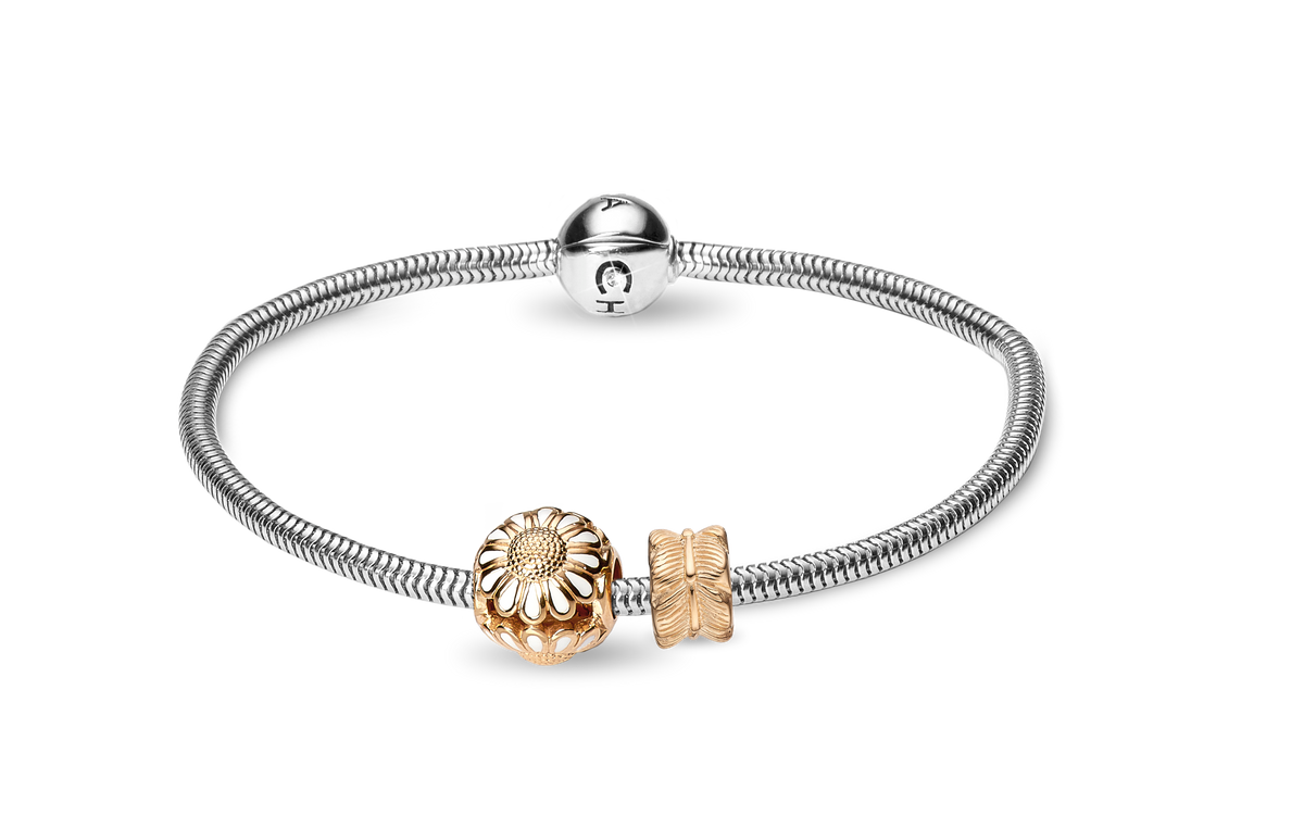 Køb Christina jewelry & watches - Beads Armbånd kampagne, forgyldt sølv, 18 cm - Modelnr.: 615-18G-Margu hos Guldsmed Smeds