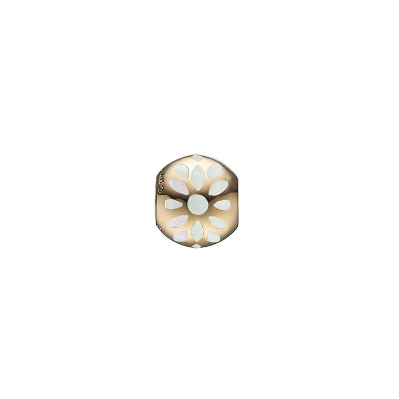 Køb Christina jewelry & watches - Charm, White Bloom, mother of pearl, forgyldt sølv - Modelnr.: 623-G11 hos Guldsmed Smeds