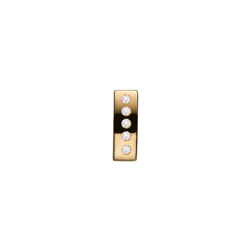 Køb Christina Jewelry & Watches - Topaz double charm, goldpl silver - Model: 623-G184 hos Guldsmed Smeds