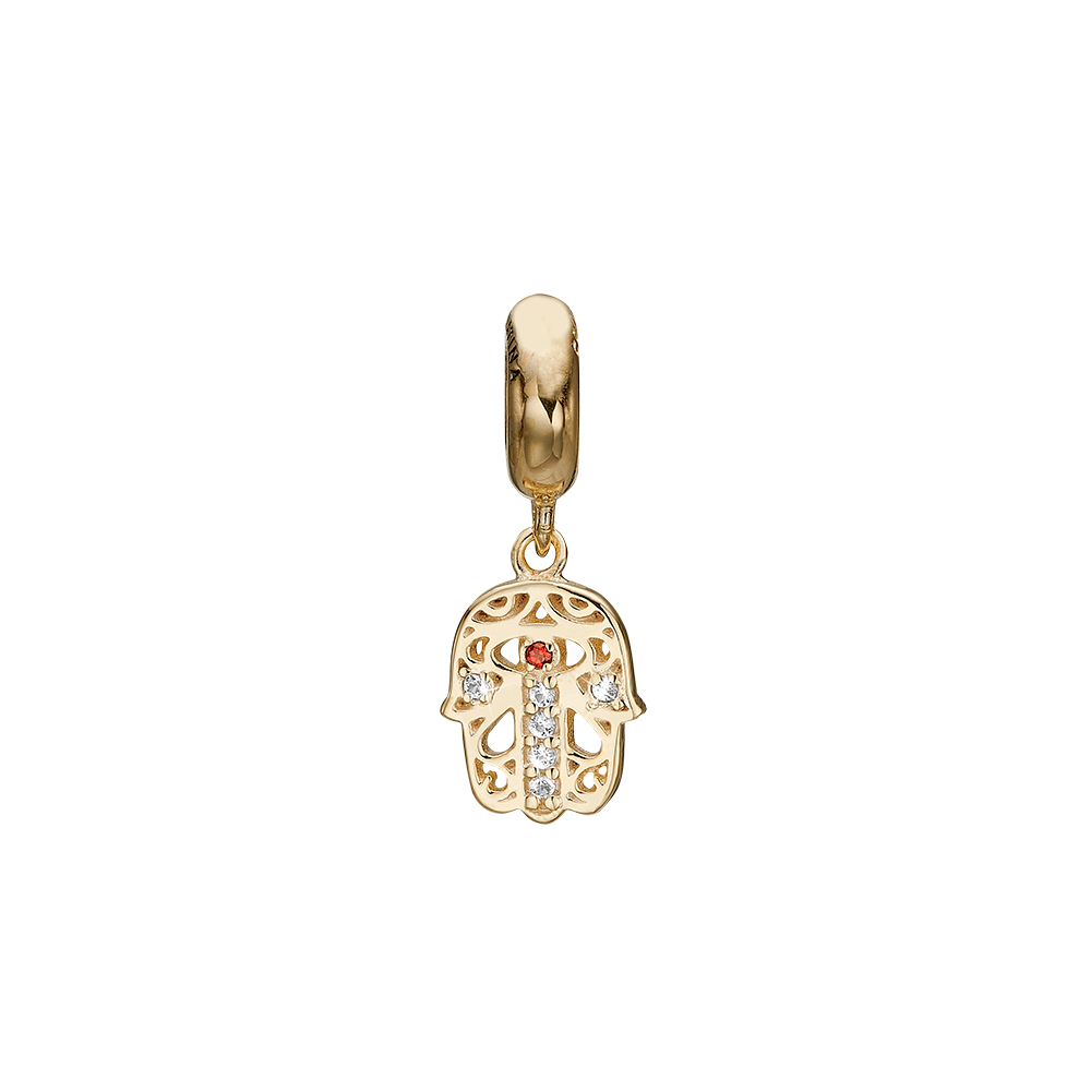 Køb Christina jewelry & watches - Hamsa Hand, forgyldt sølv - Modelnr: 623-G214 hos Guldsmed Smeds