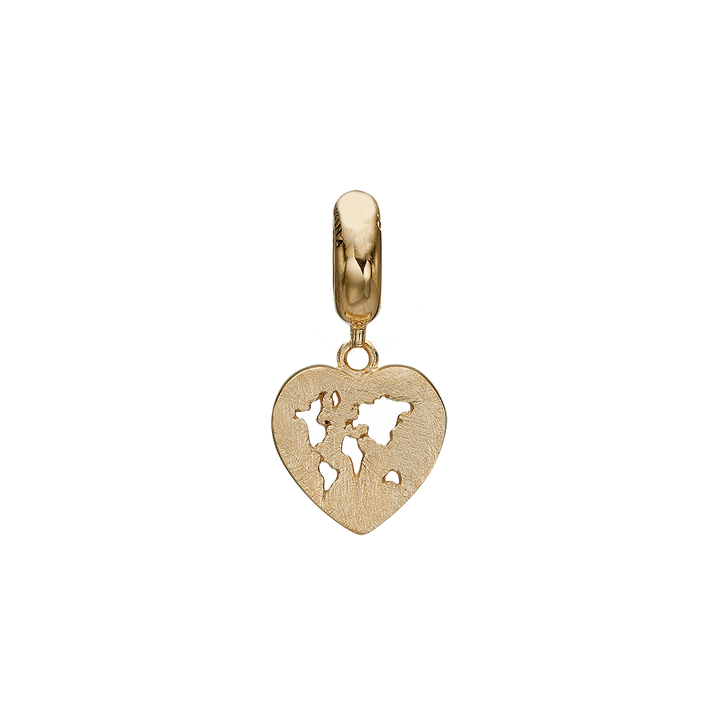 Køb Christina jewelry & watches - World Heart, forgyldt sølv - Modelnr: 623-G215 hos Guldsmed Smeds