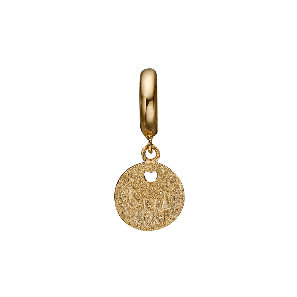 Køb Christina jewelry & watches - Happy Family, forgyldt sølv - Modelnr: 623-G218 hos Guldsmed Smeds