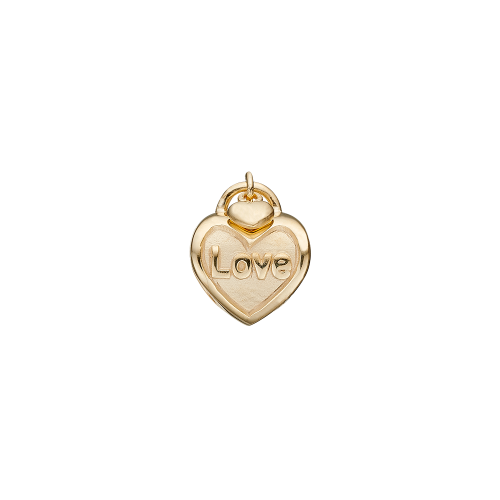 Køb Christina jewelry & watches - Love Lock, forgyldt sølv - Modelnr: 623-G237 hos Guldsmed Smeds