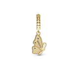 Christina Jewelry - Butterfly Friend, forgyldt charm (til sølvarmbånd) - Model: 623-G291