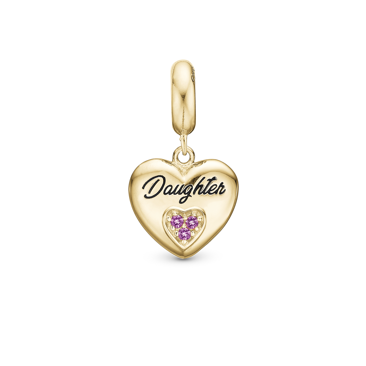 Christina Daughter hænger-charm 4 mm i forgyldt sølv – model 623-G293