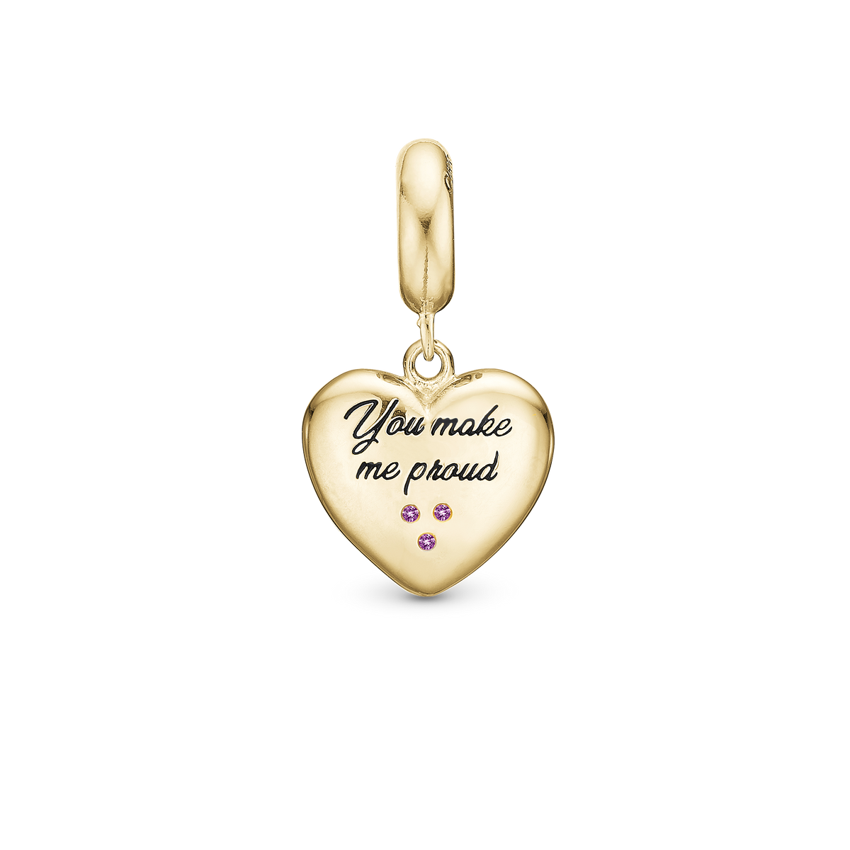 Christina Daughter hænger-charm 4 mm i forgyldt sølv – model 623-G293 – billede 2