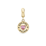 Christina Jewelry - Special Sister, forgyldt charm (til sølvarmbånd) - Model: 623-G294