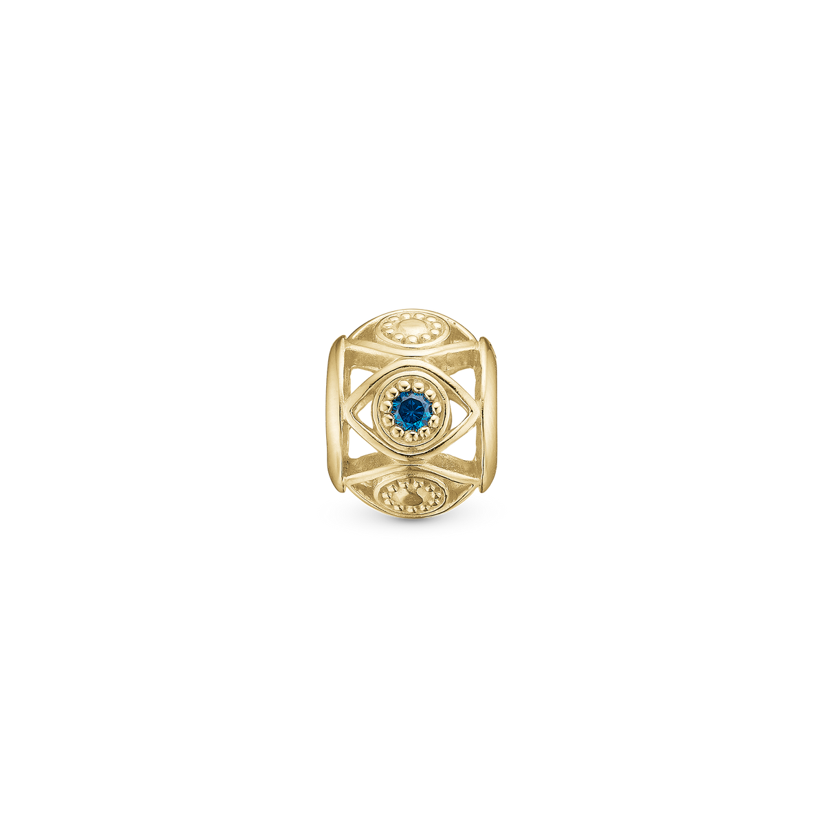 Christina Magic Eye charm 4 mm i forgyldt sølv – model 623-G304