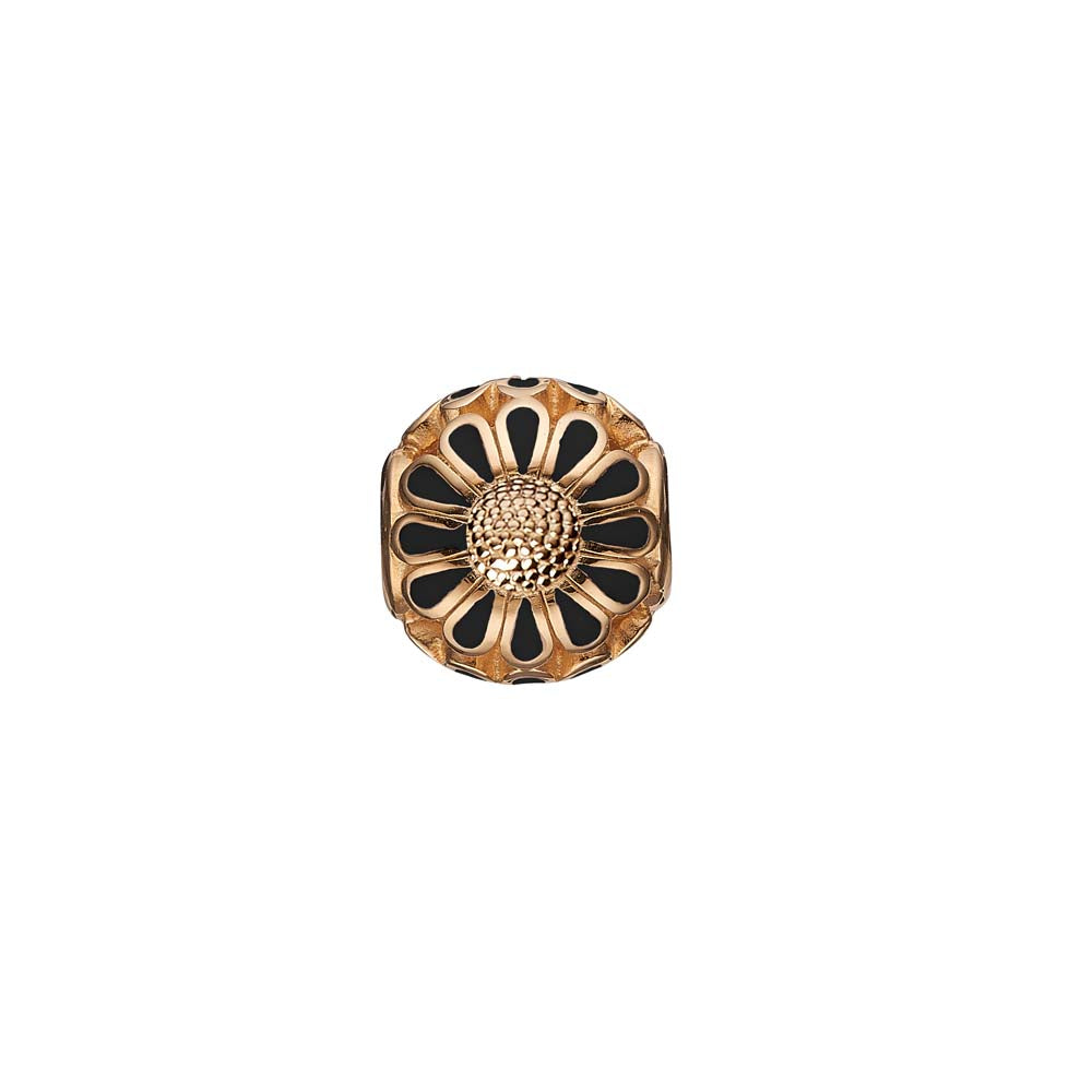 Køb Christina jewelry & watches - Marguerite black enamel, goldpl silver - Modelnr.: 623-G30black hos Guldsmed Smeds