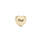 Christina Jewelry - Dad, forgyldt charm (til sølvarmbånd) - Model: 623-G310Dad
