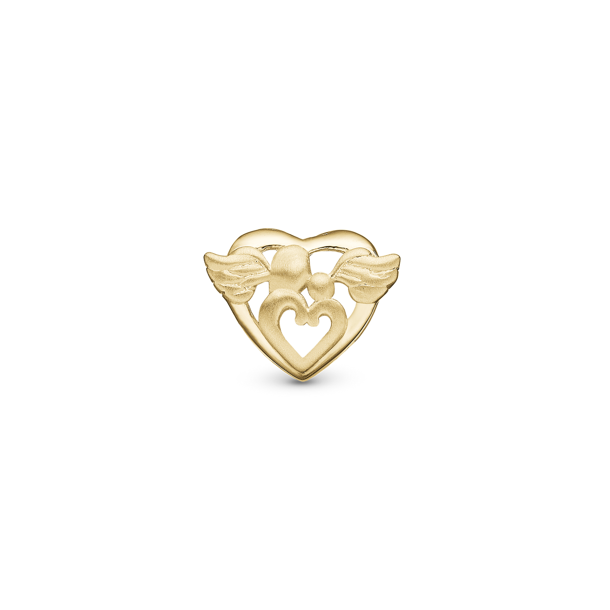 Christina Guardian Angel charm 4 mm i forgyldt sølv – model 623-G311