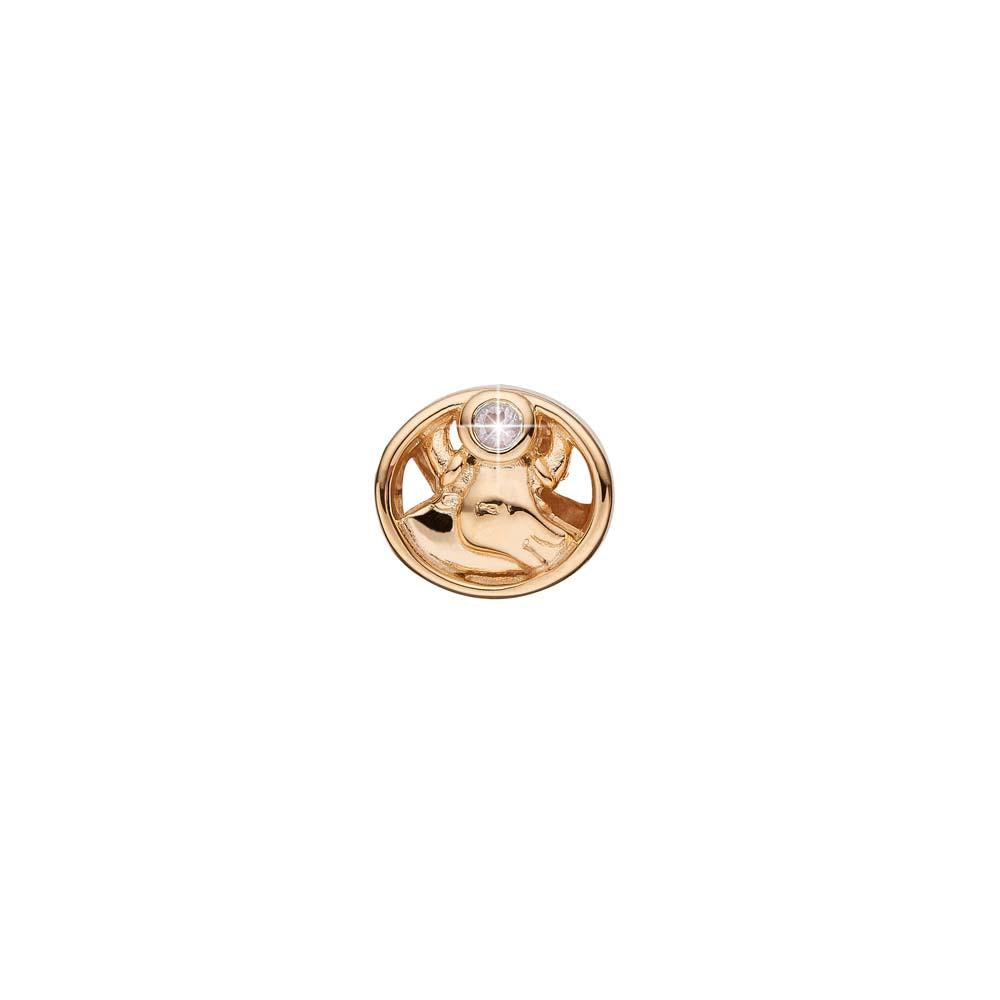 Køb Christina jewelry & watches - Charm, Stjernetegn - Zodiac Taurus/Tyren, forgyldt sølv - Modelnr.: 62 hos Guldsmed Smeds