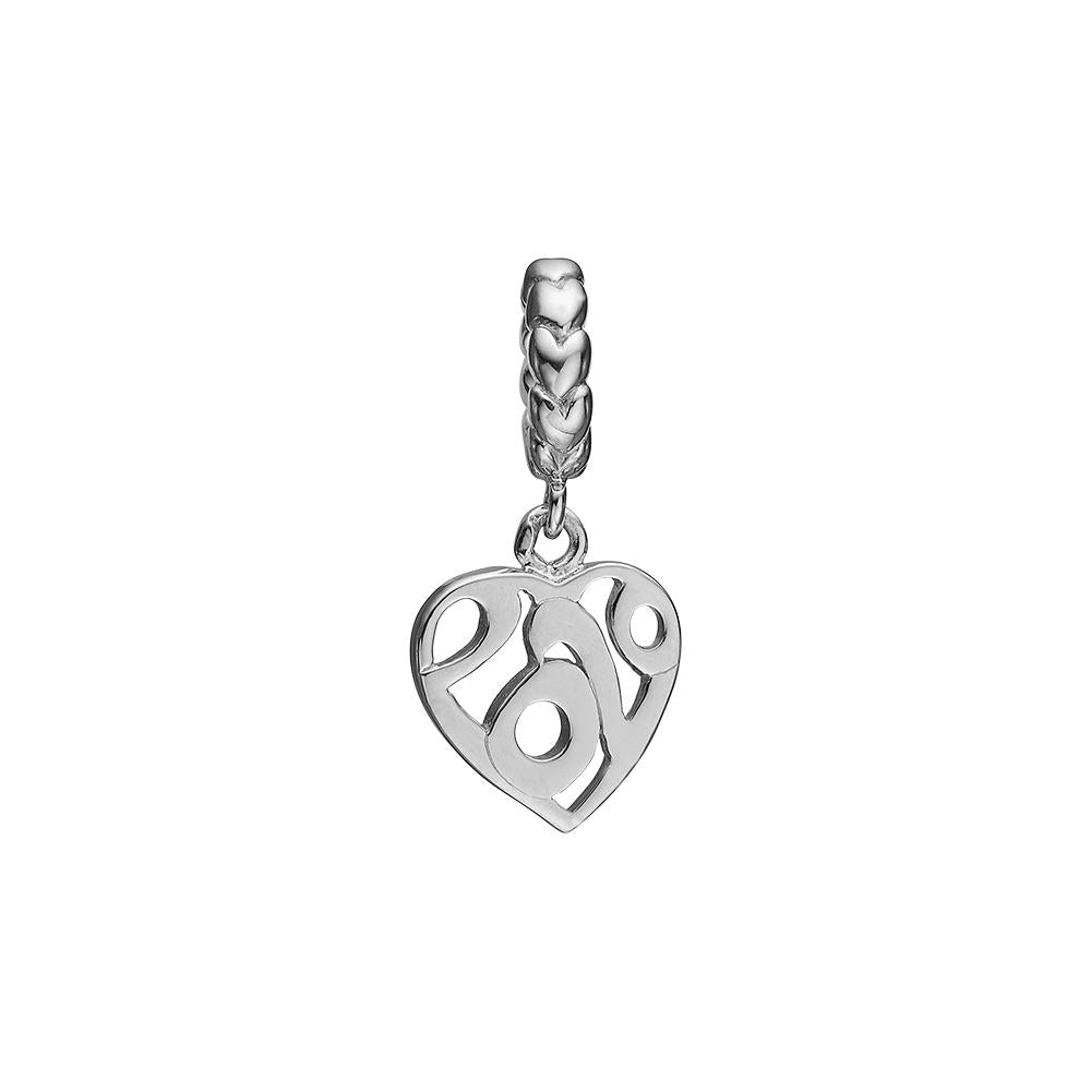 Køb Christina jewelry & watches - Charm, Happy New Year 2020, sølv - Model: 623-S201 hos Guldsmed Smeds