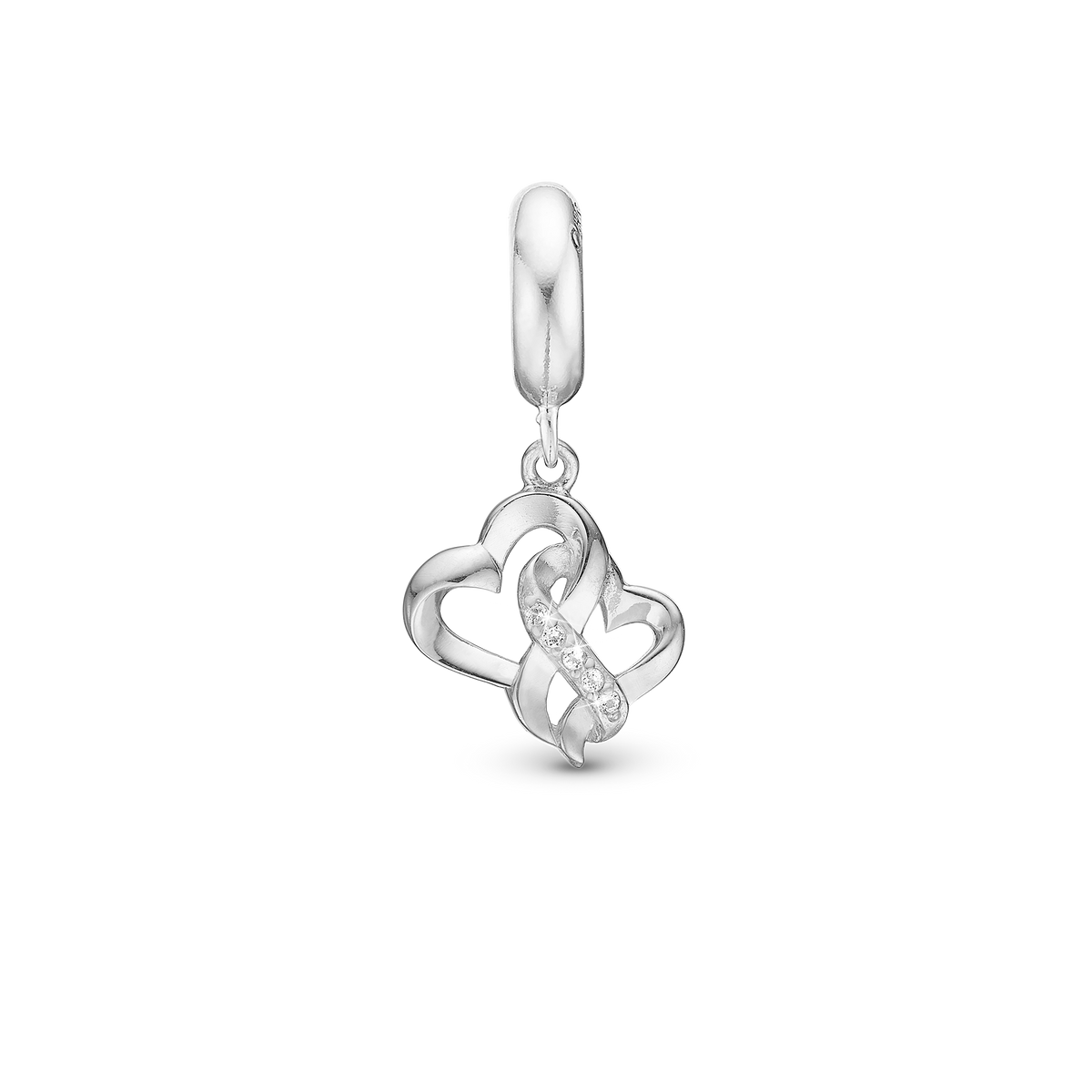 Christina Mother Child True Love charm 4 mm i sølv – model 623-S285