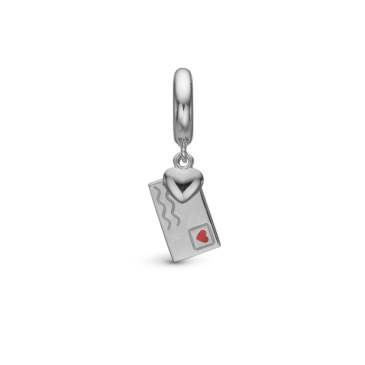 Christina Love Letter charm 4 mm i sølv – model 623-S295