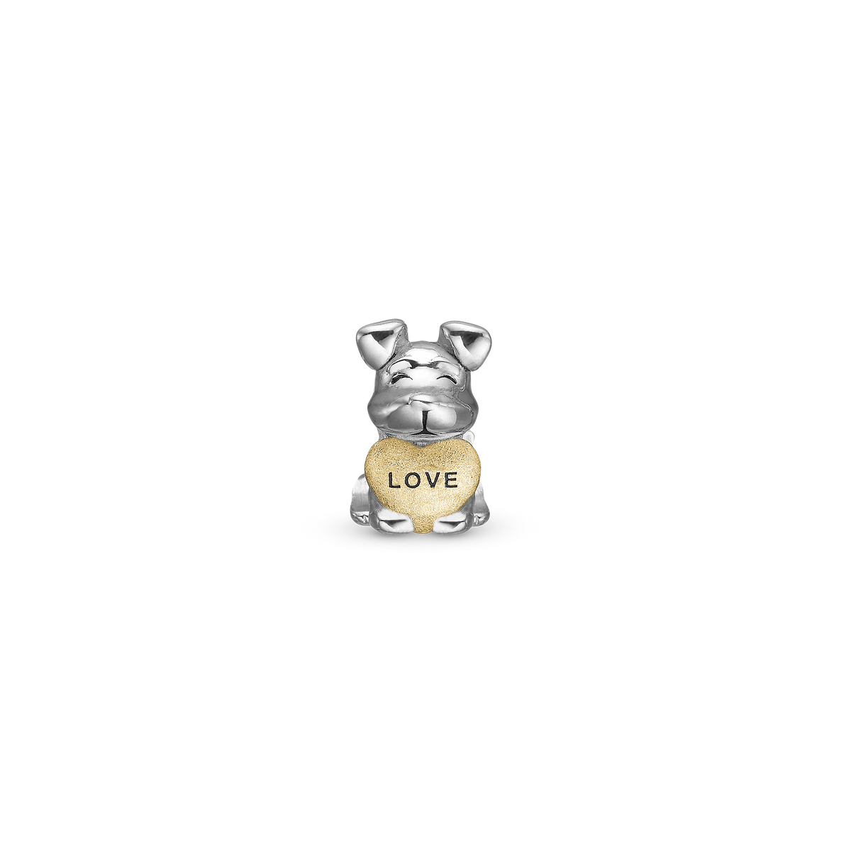 Christina Puppy Love charm 4 mm i sølv – model 623-S298