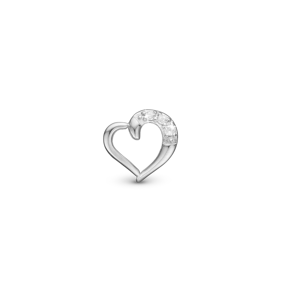 Christina Love Story charm 4 mm i sølv – model 623-S301