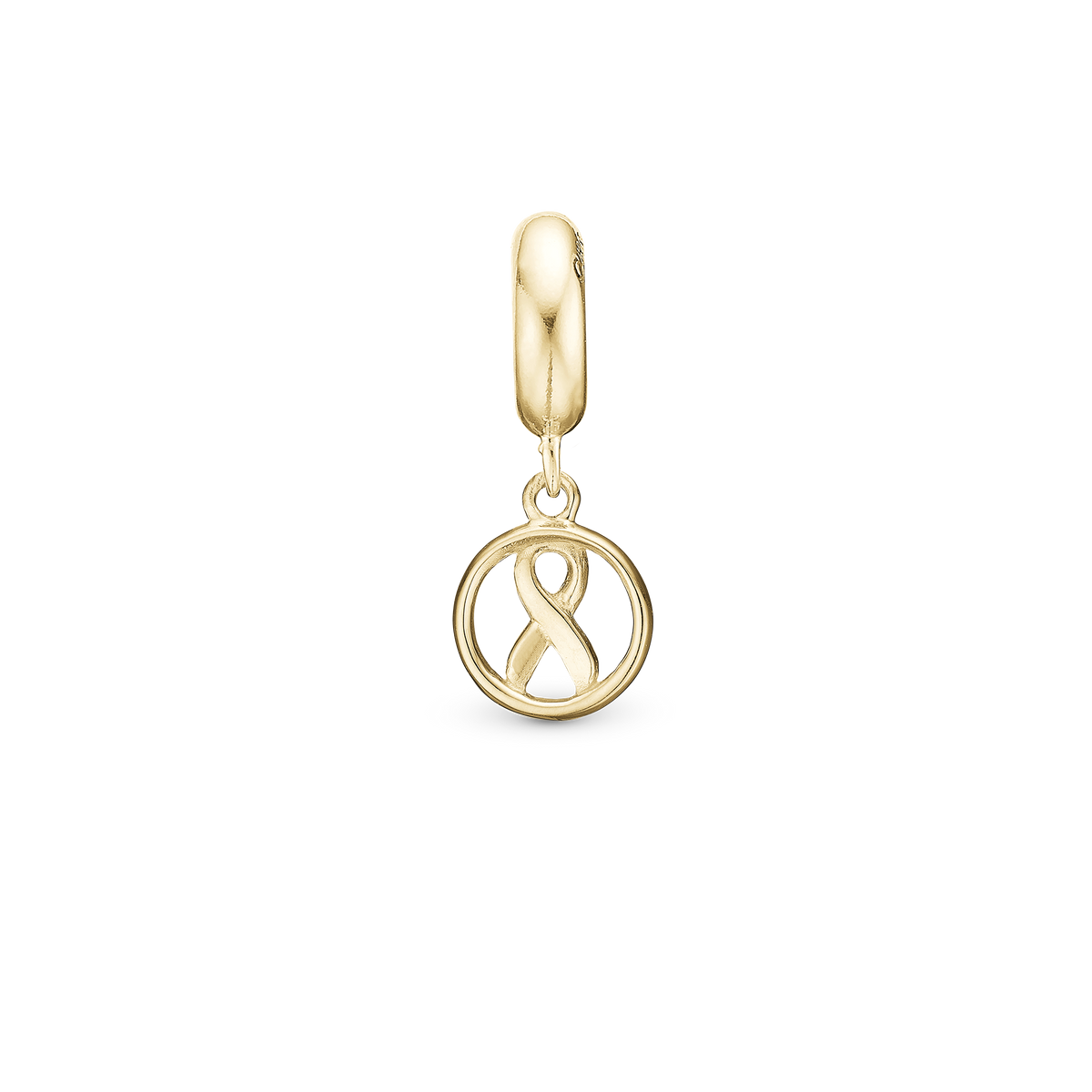 Christina Støt Brysterne 2022 charm 4 mm i forgyldt sølv – model 623-SB2022-G