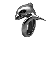 Køb Christina jewelry & watches - Dolphin, black ox - Modelnr.: 630-B18 hos Guldsmed Smeds