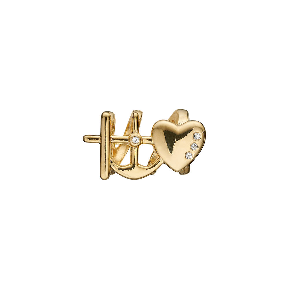 Køb Christina Jewelry & Watches - Faith, Hope & Love, goldpl silver - Model: 630-G174 hos Guldsmed Smeds
