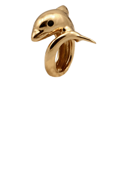 Køb Christina jewelry & watches - Dolphin, gold - Modelnr.: 630-g18 hos Guldsmed Smeds