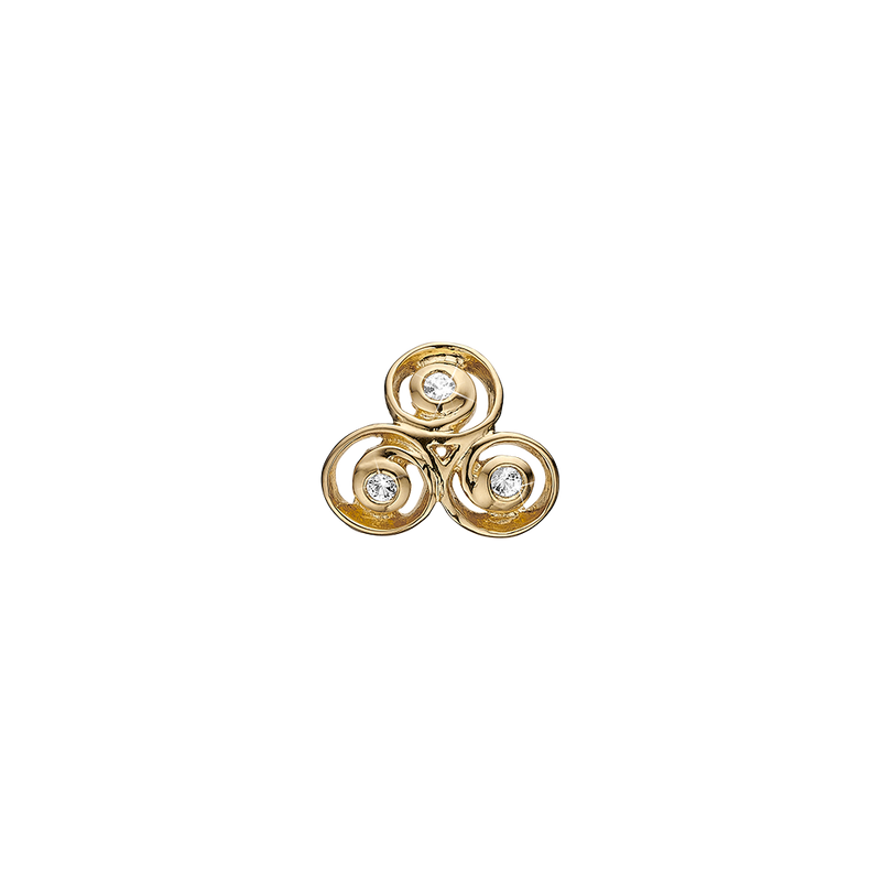 Køb Christina Jewelry & Watches - Triple Spiral, goldpl silver - Model: 630-G189 hos Guldsmed Smeds
