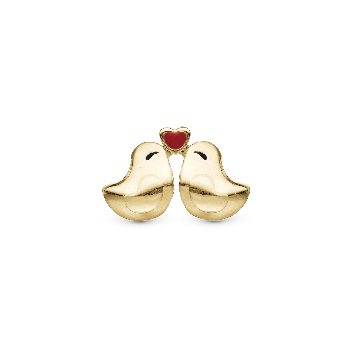 Christina Love Birds charm i forgyldt sølv – model 630-G244