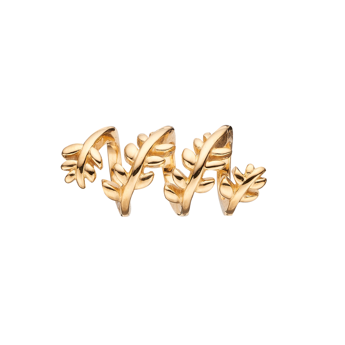 Køb Christina jewelry & watches - Twisting Leafs, goldpl silver - Modelnr.: 630-G87 hos Guldsmed Smeds