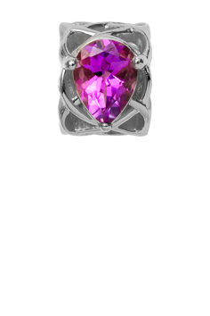 Køb Christina Collect Charm - Pear Amethyst, silver - Modelnr.: 630-S07Amethystp hos Guldsmed Smeds