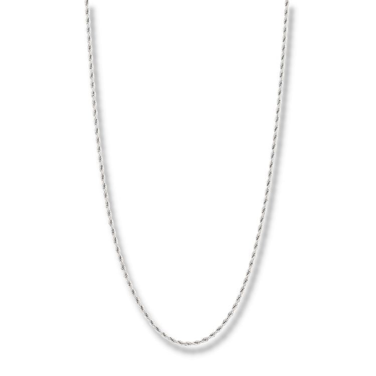 By Billgren - Herre halskæde i stål, 3 mm cordel 50 cm - Model: 9189