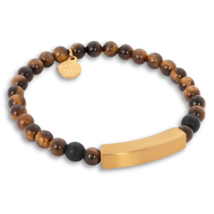 By Billgren - Herre stenarmbånd tigerøje - Model: 8263
