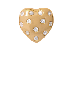 Køb Christina jewelry & watches - Heart of Love, gold - Modelnr.: 650-G12White hos Guldsmed Smeds
