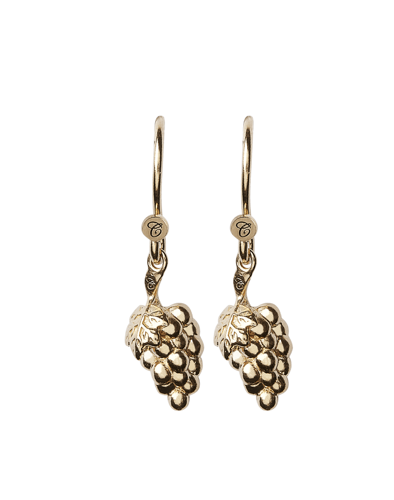 Køb Christina jewelry & watches - Hanging Grapes, ørering, forgyldt sølv - Modelnr.: 670-G02 hos Guldsmed Smeds