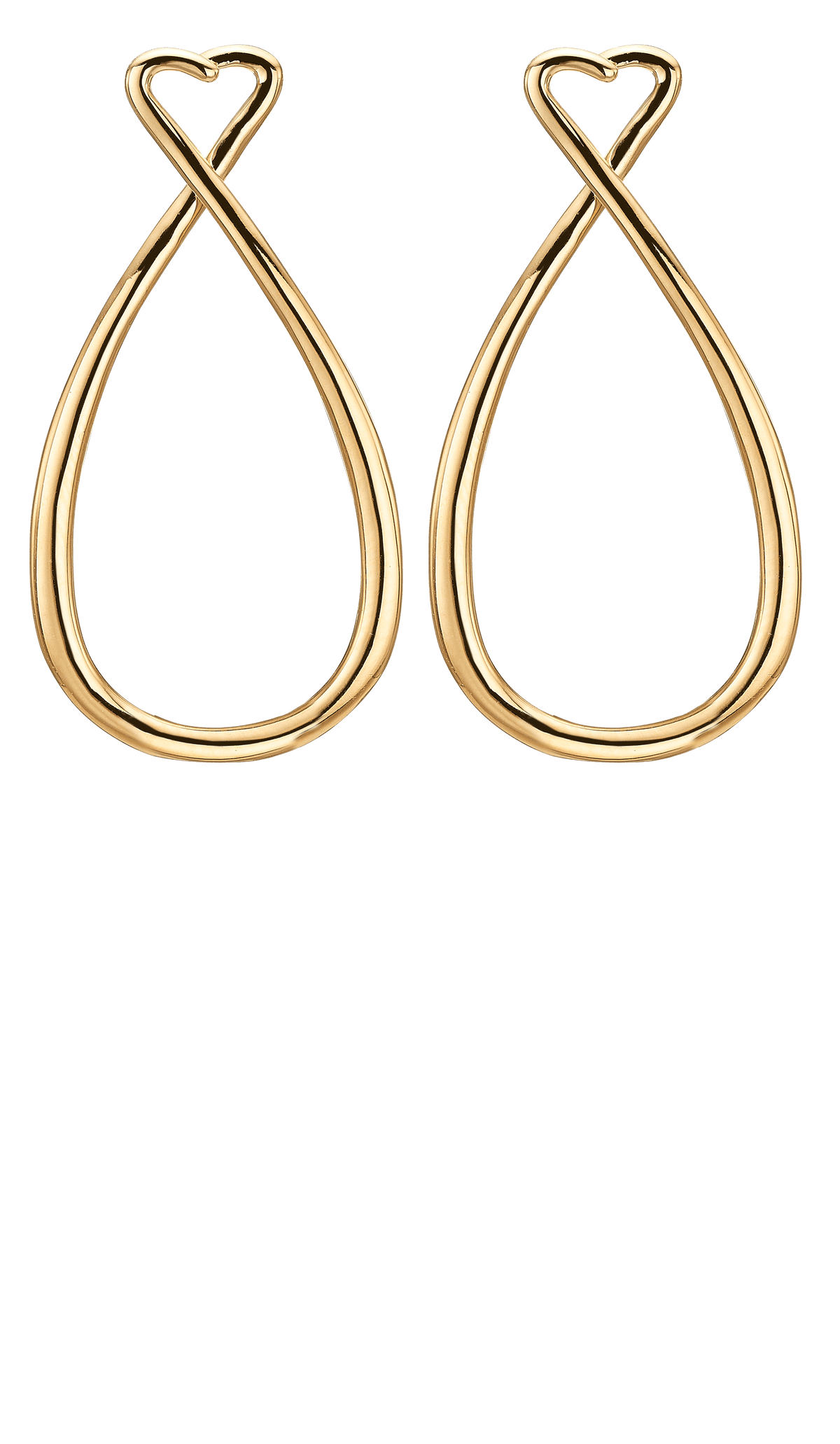 Køb Christina ørering til charms - 17MM - Modelnr.: 670-G17HEART hos Guldsmed Smeds