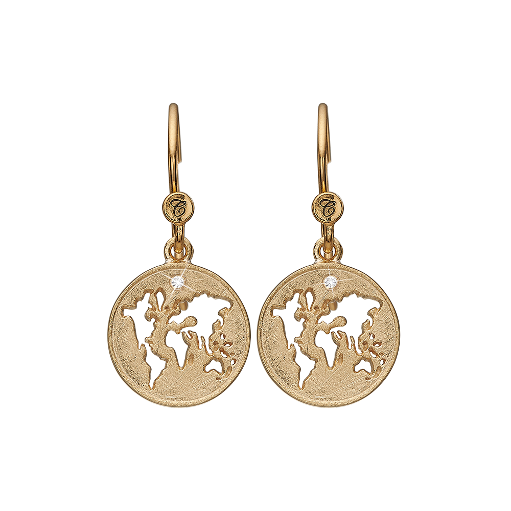 Køb Christina Jewelry & Watches - The World, ear rings, goldpl silver - Model: 670-G29 hos Guldsmed Smeds