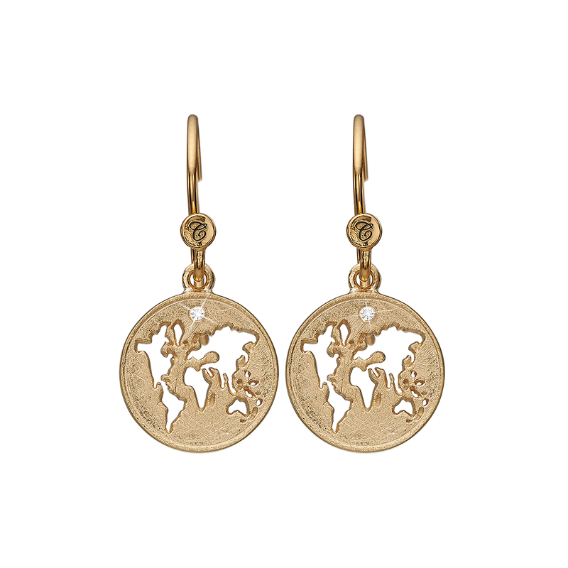 Køb Christina Jewelry & Watches - The World, ear rings, goldpl silver - Model: 670-G29 hos Guldsmed Smeds