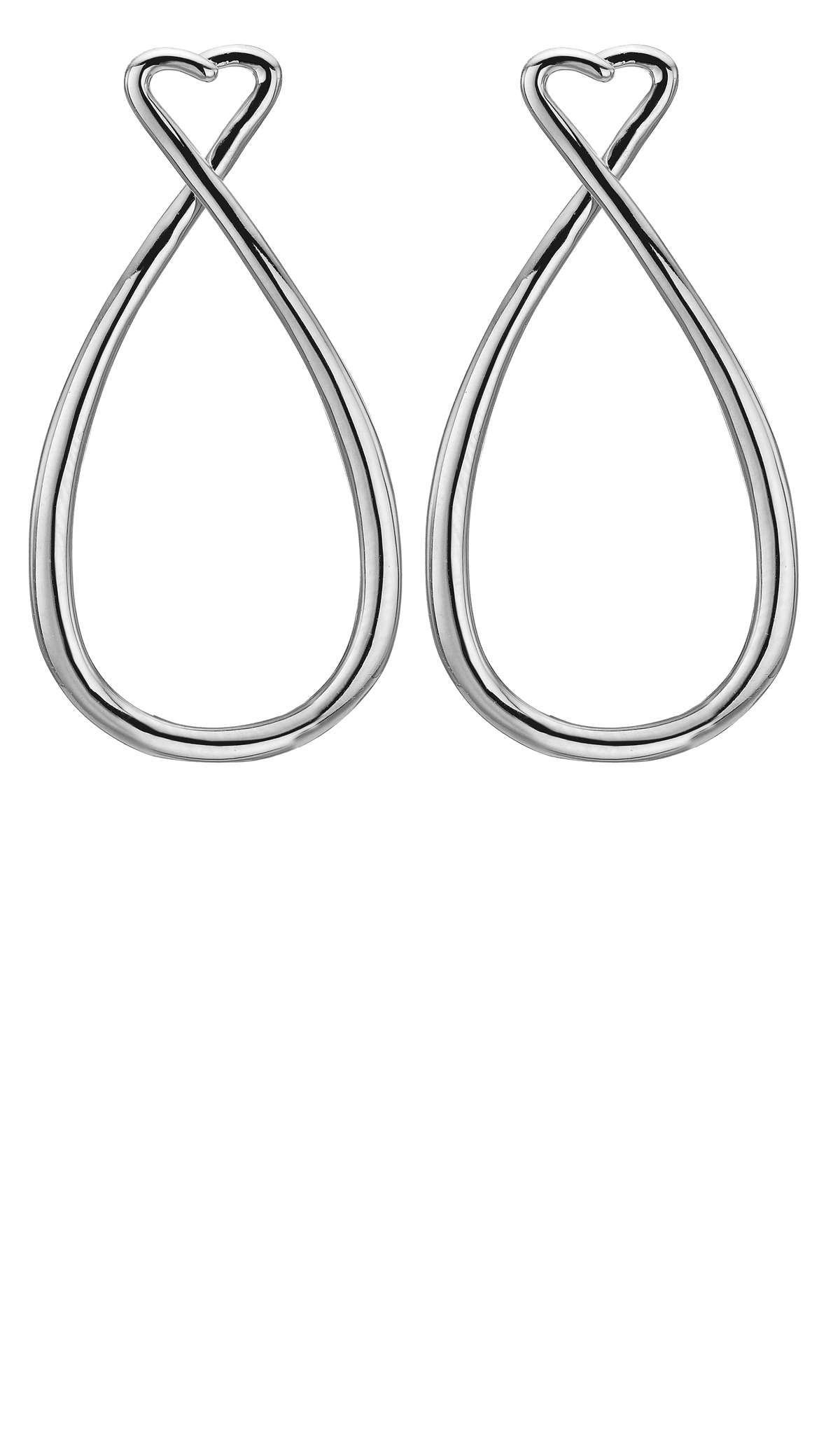 Køb Christina jewelry & watches - Hearts- Ørering 17mm sølv - Modelnr.: 670-S17HEART hos Guldsmed Smeds